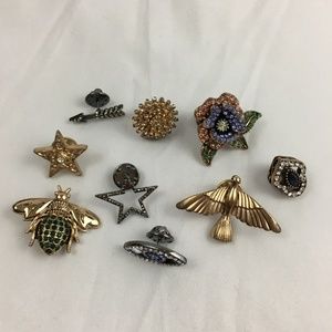 Zara and Forever 21 Assorted Bewjewlled Pins